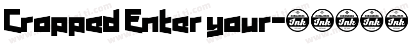 Cropped Enter your字体转换